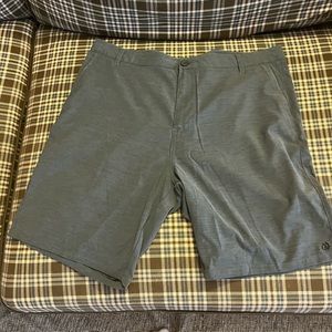 Blue hybrid (water & land) shorts)